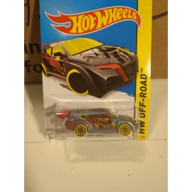 Hot Wheels 2014 Treasure Hunt Silver Loop Coupe HW Off-Road Series Card 121/250