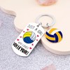 Uerifr Volleyball Gifts for Teen Girls Volleyball Keychain Stuff for