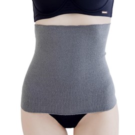 Two Hatch s116h Stomach Wrap, Warm, Warm, Women's, Men's, Unisex, Pregnant Women, Cold Protection, For Cold, Students, Stretchable, Fluffy, charcoal gray