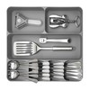 Silverware Drawer Organizer 3 in 1 Eco Friendly Plastic Multifunction