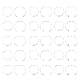 VGOL 30 x Recessed Downlight Retaining Rings for 50mm Snap Ring Compatible with MR16 GU10 Downlight LED Halogen Bulb Holder