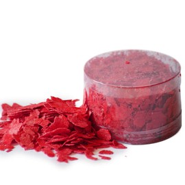 Crystal Candy Edible Flakes 7 Grams Christmas Red 1