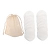 FOMIYES 1 Set Cleansing Pad Reusable Facial Clean Puff Reusable