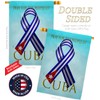 USA Decoration Pray for Cuba House Flag Eagle Set Support