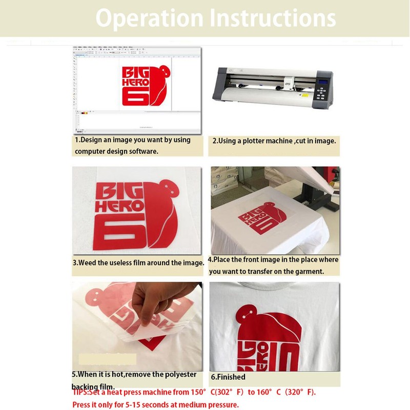 HOHOFILM Yellow Flock Heat Transfer Vinyl Flocked HTV Vinyl Sheets