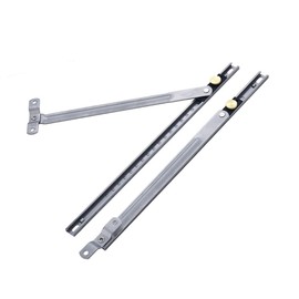 Lokatall Window Hinges, 12 Inch SUS304 Stainless Steel Window Friction Stay Hinge Wind Brace Casement Window Hinges for uPVC/Aluminium Profiled Windows, Stack Height 13mm, 2 Pcs