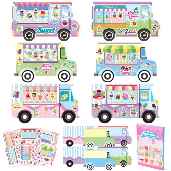 CY2SIDE Ice Cream Stickers Scene - Make Your Own Ice