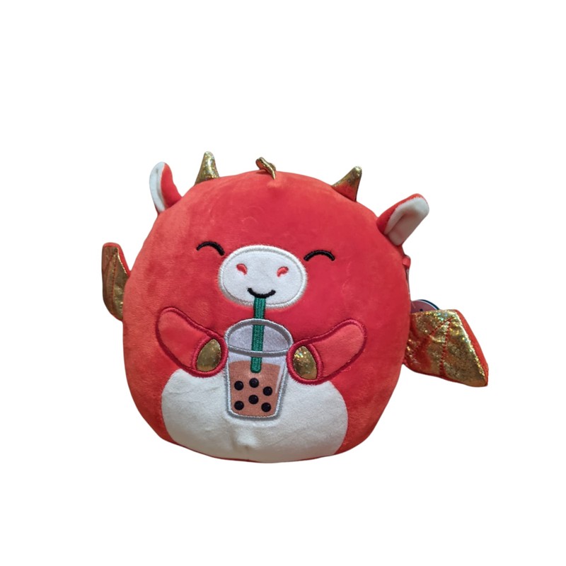 Squishmallows Baiden The Dragon with Boba Tea 19cm