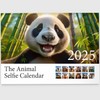 2025 Animal Selfie Wall Calendar Featuring Cute & Funny Images of Different Animal Selfies - Includes All UK & World Holidays & Dates Included | Perfect Christmas Calendar for Kids Home and Office