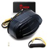 MZS Motorcycle Tail Light, LED Integrated Turn Signal Blinker Brake