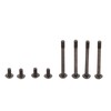 Water Cooling Radiator Red Copper 7mm Round Pipe G1/4 Thread