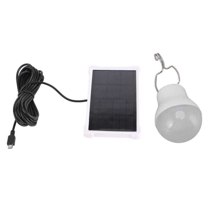 Portable Solar LED Light Bulb Rechargeable Solar Light Bulb for
