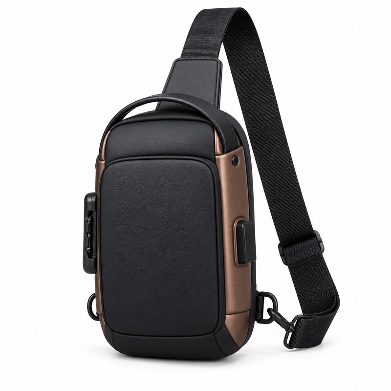 Men’s Sling Bag for Daily Commute – Oxford Crossbody Chest