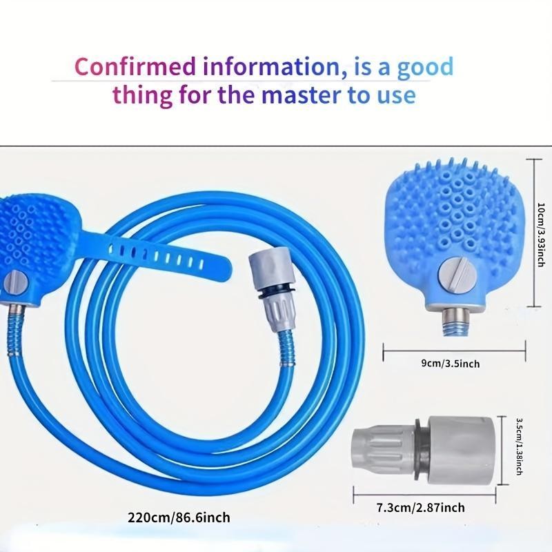 Adjustable Pet Shower Head with Hose & Shower Attachment, Dog