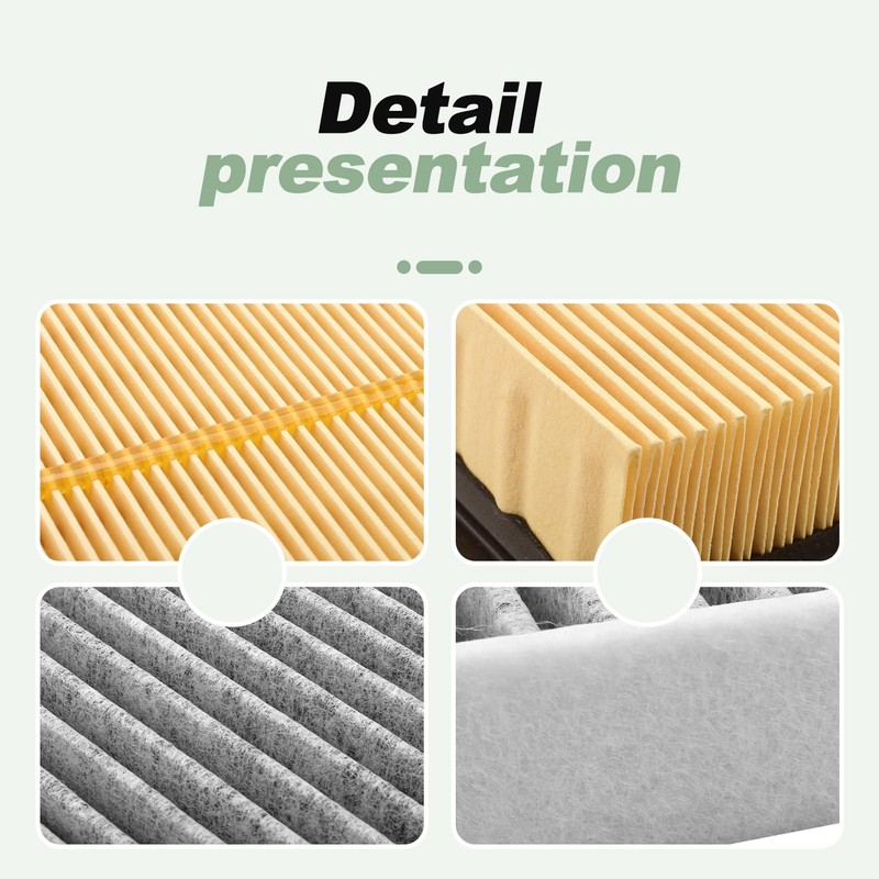 Cabin and Engine Air Filter Kit Fits for 2018-2023 Subaru