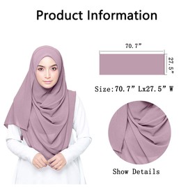 LMVERNA Womens Chiffon Bridal Evening Soft Wrap Scarf Shawl, Chiffon Scarf Ribbon Scarf for Women and Girls (Dusty Pink)