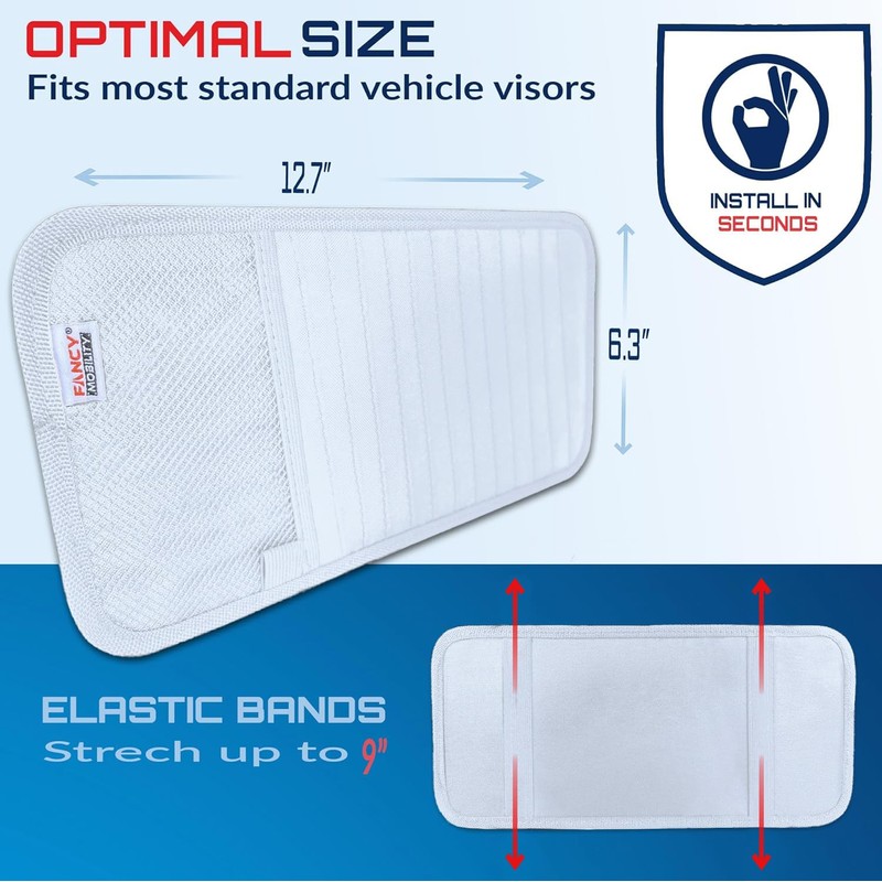Fancy Mobility CD Case Holder for Car - Sun Visor