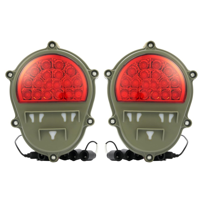 HECASA LED Pair Brake Light [12V] Compatible with Humvee M35