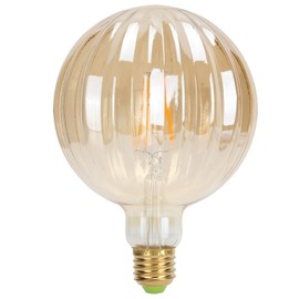 4W G125 Antique Bulb E27 WatermelonShape LED Filament Lamp Home Decoration 220V Warm Light(Gold )