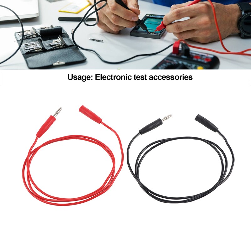 5 Set 4mm Banana Plug Test Lead Male to Female