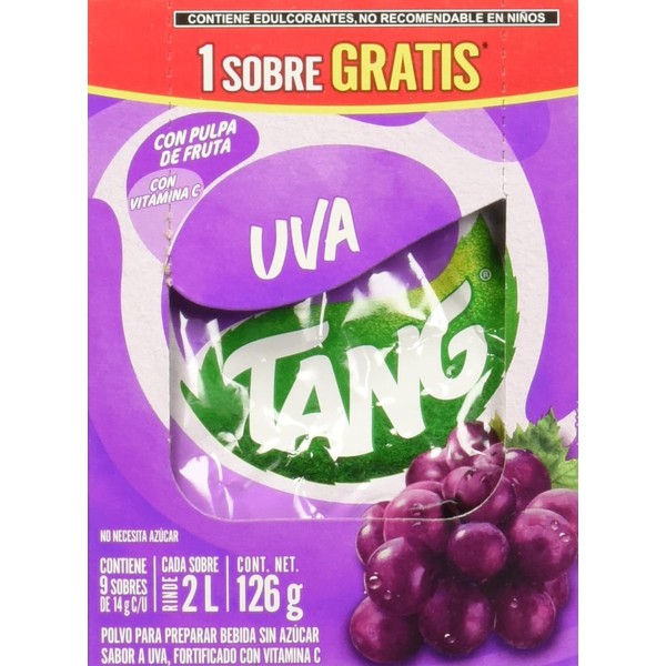 Tang, Uva, 8 Sobres de 14 gramos