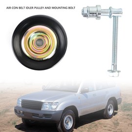 Areyourshop Air Con Belt Idler Pulley And Mounting Bolt For To-yo-ta Landcruiser HZJ75 1990-99