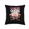 Camper Queen Classy Sassy Smart Funny Women Girls Camping RV