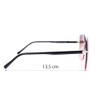 Ever Bloom Women's Rectangular Sunglasses Summer Glasses with Metal Frame,