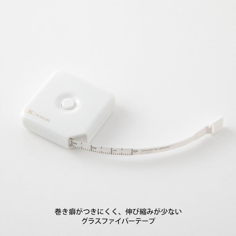 Midori 35532006 Measure XS 5.9 ft (1.5 m) White A