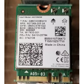 Intel Original Intel WIFI AX210 with BT M.2 2230 AX210.NGWG.NV  6E (LOT of 10 units)