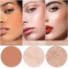 Focallure 포카루어 블러셔 및 형광펜 팔레트 3 in 1 메이크업