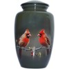 Rayan Decor Cardinal Birds Adult Cremation Urn for Human Ashes