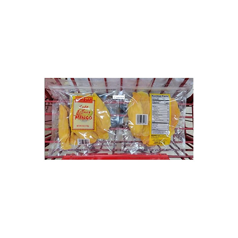 Trader Joe’s Dried Fruit Soft & Juicy Mango 6oz 170g