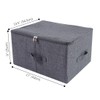 iwill CREATE PRO Fabric Garment Storage Box with Zip Lid