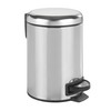 WENKO Cosmetic Pedal Bin Leman Stainless Steel Glossy 3 L