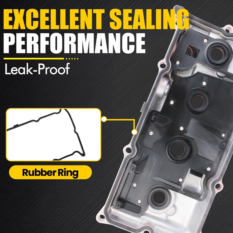 MILIPARTS Aluminum QR25DE Valve Cover Compatible with Nissan Altima Sentra