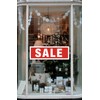 Pack of 2 Sale Sign, Window, wall Shops promotional advertising,