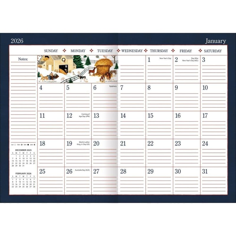Lang, Linda Nelson Stocks 2026 Monthly Planner, 8.5'' X 12'',
