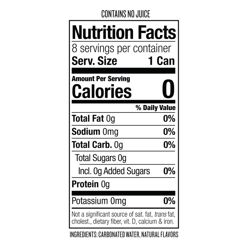 Polar Seltzer Water Cranberry Clementine, 12 fl oz cans, 18