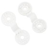 100pcs Shade Cloth Plastic Clips Round Fixing Clips for Greenhouse