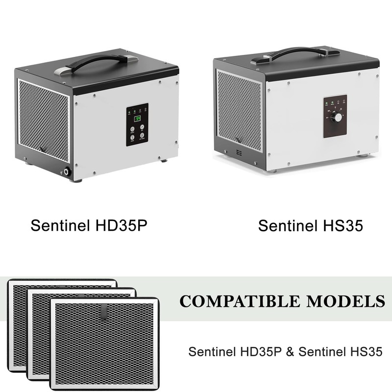 HOAXCINN Replacement Air Filter Compatible with ALORAIR Dehumidifier, Automatic Defrost,