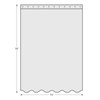 EurCross Long White Shower Curtain Liner 72 x 78 inches,