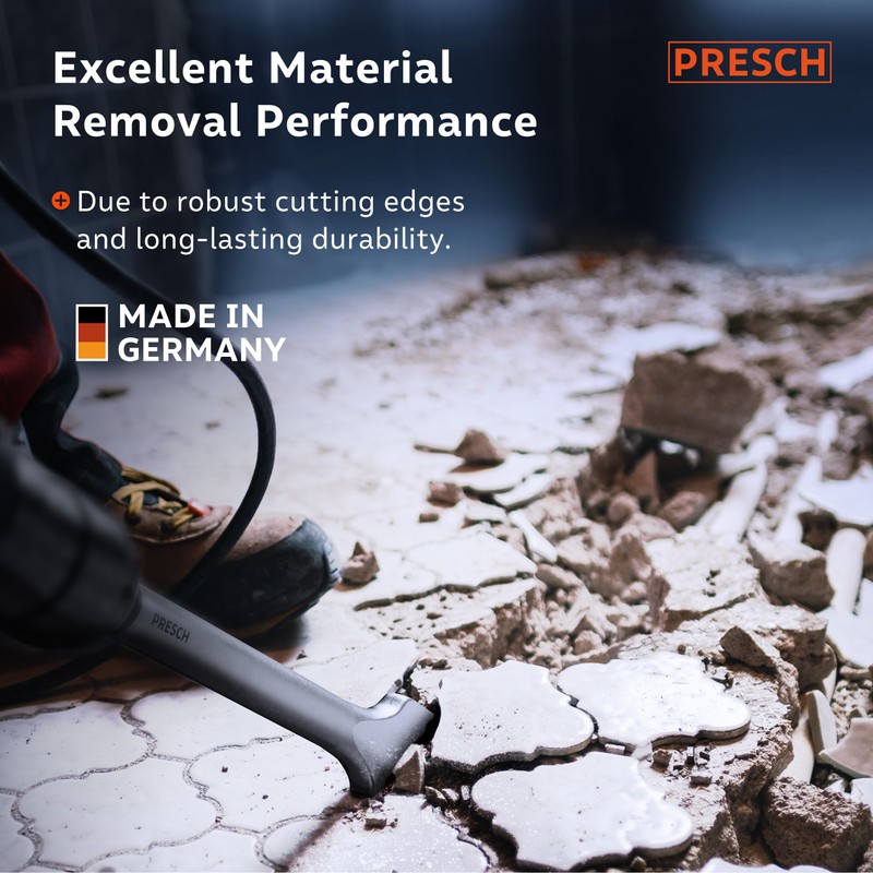 PRESCH SDS Plus Wide Chisel - Extremely Robust, Durable 40mm