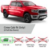 Voron Glass in-Channel Extra Durable Rain Guards for Trucks Dodge