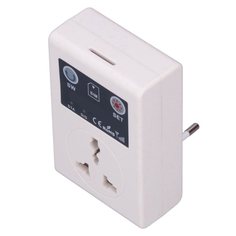 10A Smart Outlet Plug Wireless Power Socket Mobile GSM Phone