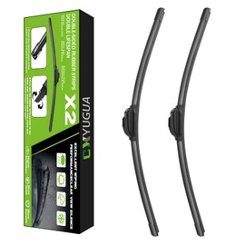 CXYUGUA All-Seasons Windshield Wiper Blades Replacement 26" + 14" Wiper Blade Set (U/J HOOK), Quiet and Efficient Double Sided Use Life