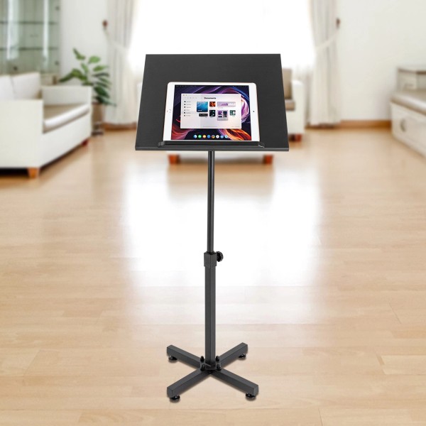Unbranded Podium Lectern Presentation Laptop Table Stand Tilting Desktop Height