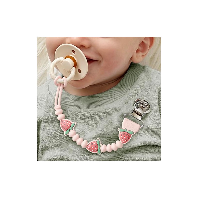 Itzy Ritzy Silicone Pacifier Clip – 100% Food Grade Silicone