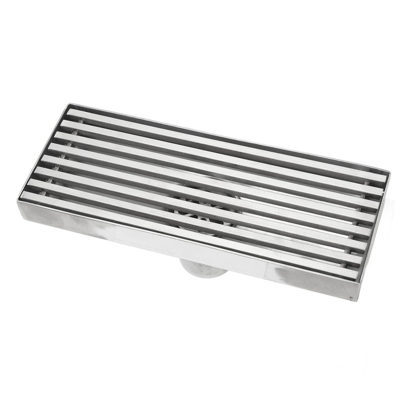 Linear Shower Drain Stainless Steel Odor Resistant Rectangular Floor Drain