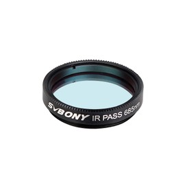 SVBONY SV183 IR Filter, 1.25 Inch Camera Filter, Dimming Filter, 685nm Telescope Adapter, UV Protection for CCD Cameras/Digital Camera Astrophotography
